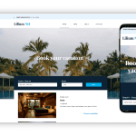 ai website builder - hotel booking website template 1